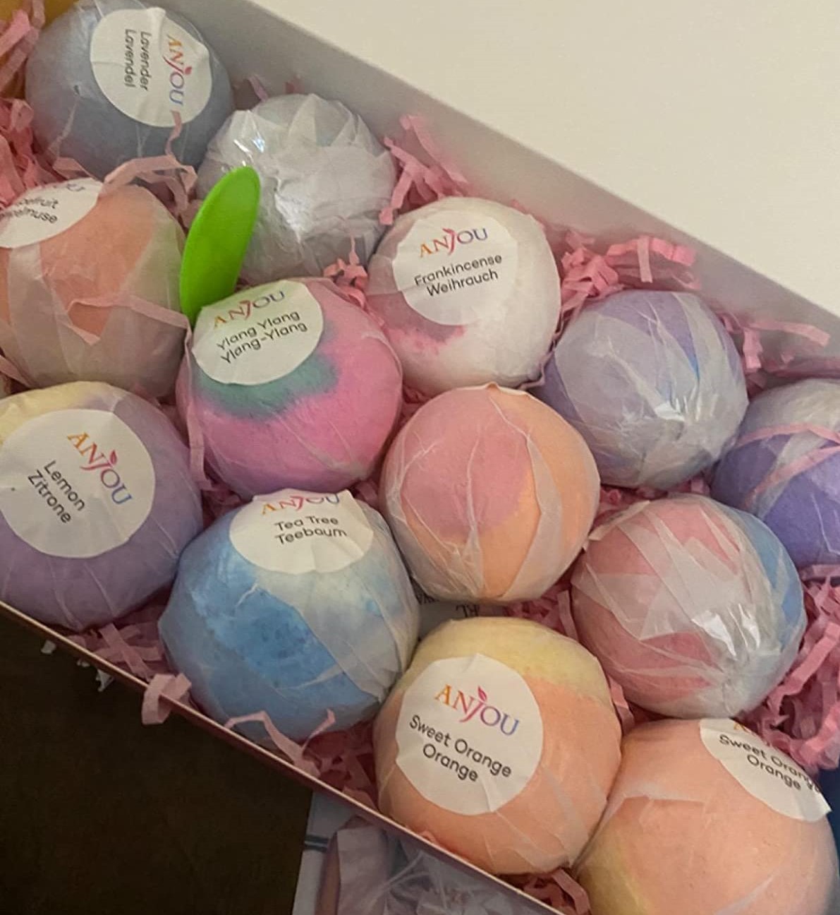 anjou bath bombs 14 piece