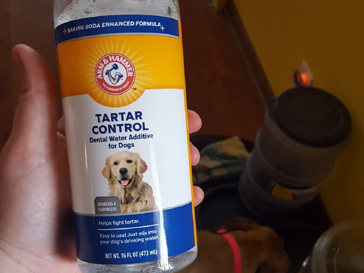 arm and hammer tartar control water additive for dogs