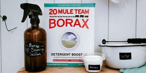 FOUR Borax Detergent Booster & Household Cleaner 4lb Boxes Only $13 Shipped on Amazon