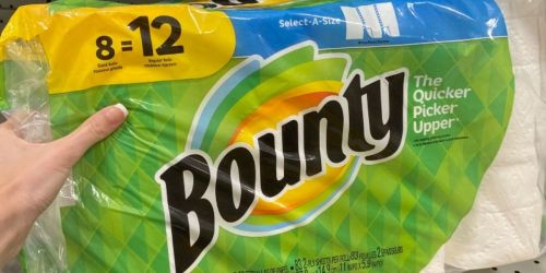 Bounty Paper Towel Roll 8-Pack Only $9.60 Shipped After Office Depot Rewards (Regularly $16)
