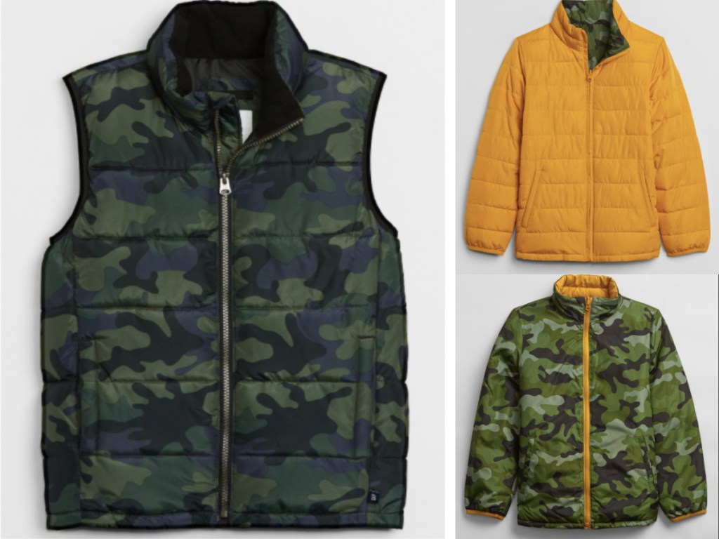 boys jacket and puffer jacket