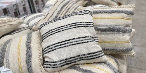 Farmhouse-Style Brentwood Woven Pillows Only $11.99 at Costco