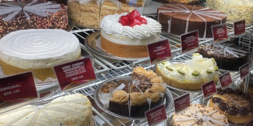 Get 50% Off The Cheesecake Factory Desserts!