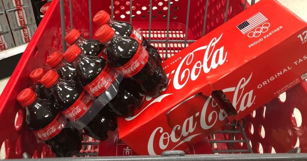 Coca-Cola packs in Target Cart