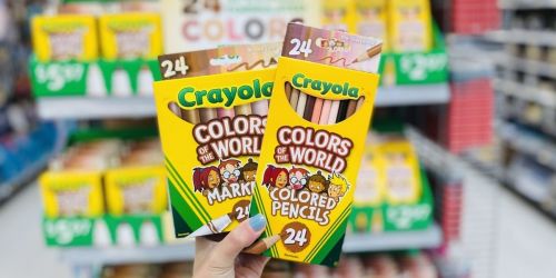 Crayola Colors of the World Colored Pencils & Markers from $2.97 at Walmart