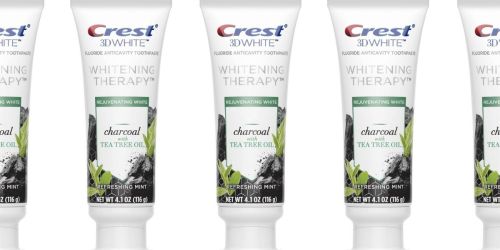 Crest Charcoal 3D White Toothpaste 3-Pack Only $9.98 Shipped on Amazon