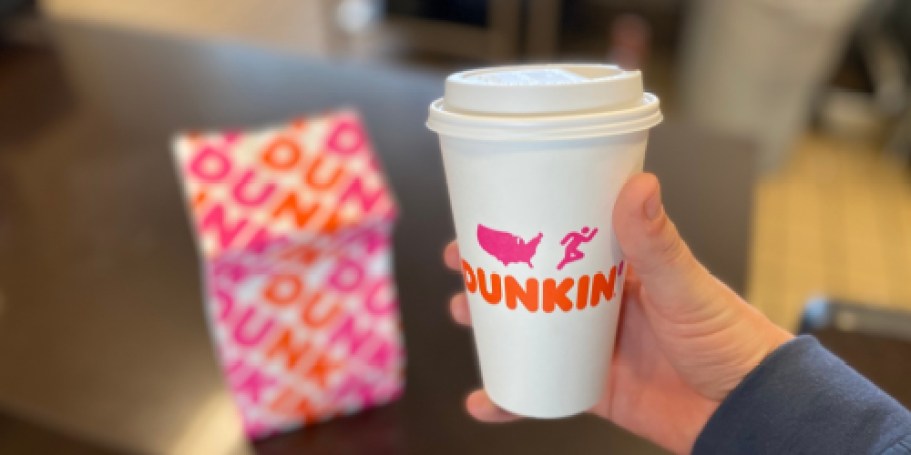 FREE Any Size Dunkin’ Coffee for Rewards Members on December 29th
