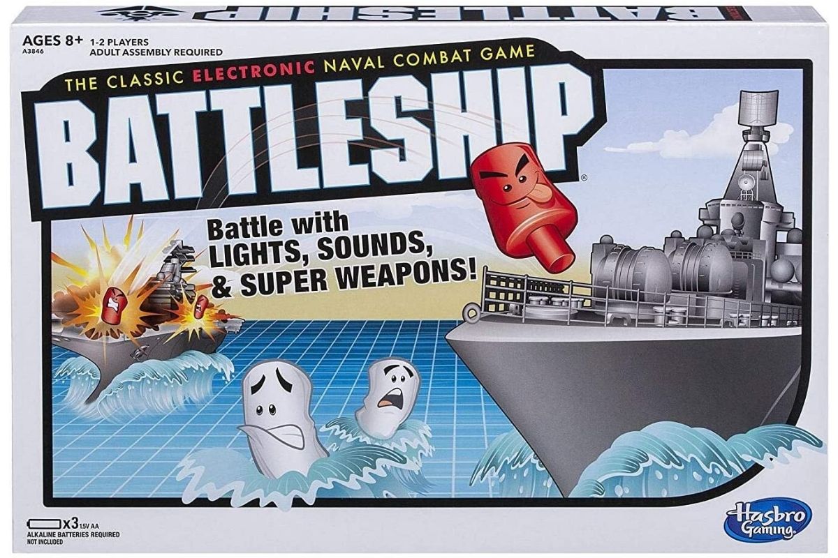 Electronic Battleship Box packaging