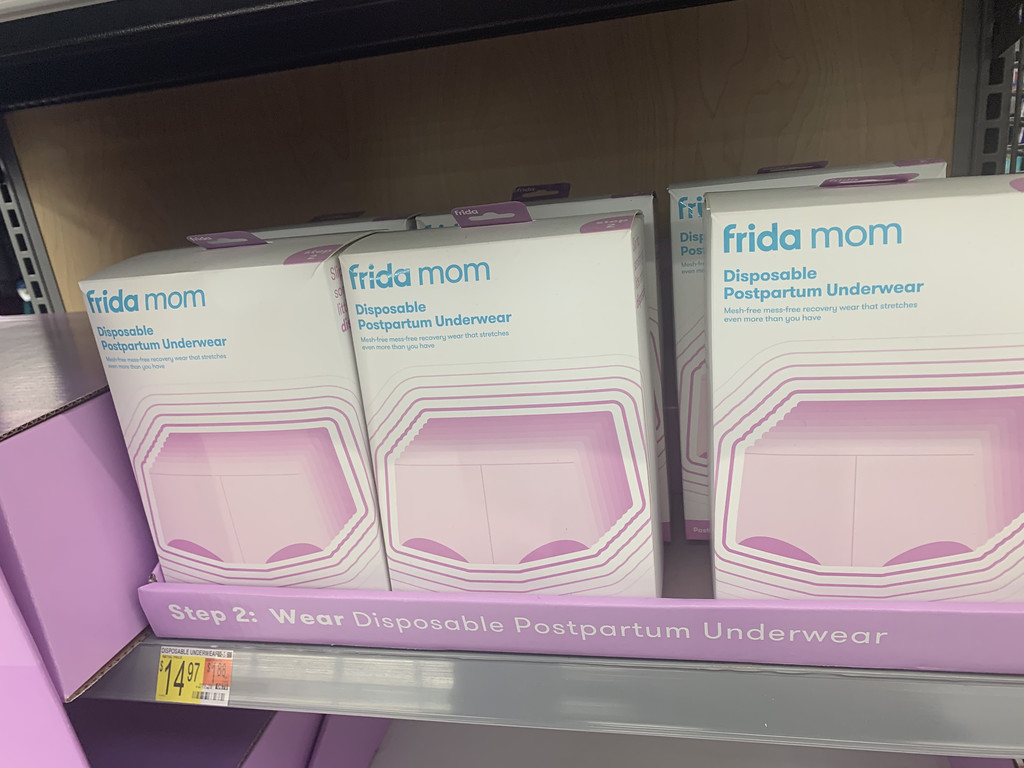 FSA Eligible  Frida Mom Boyshort Disposable Postpartum Underwear