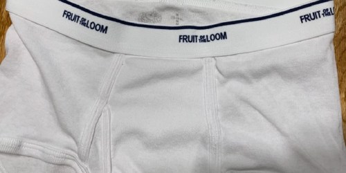 Fruit of the Loom Men’s Briefs 9-Count Only $9.74 on Amazon (Regularly $23) | Just $1.08 Per Pair