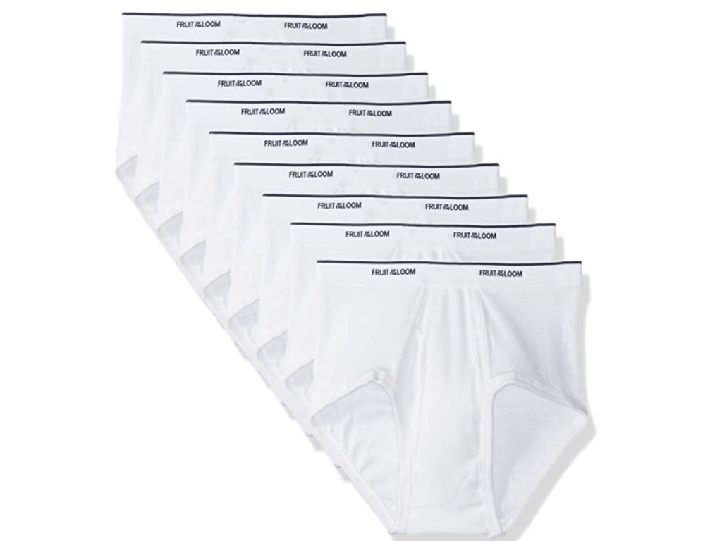 fruit of the loom white briefs