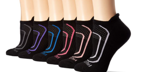 Fruit of the Loom Women’s Socks 6-Pack Just $5 on Amazon