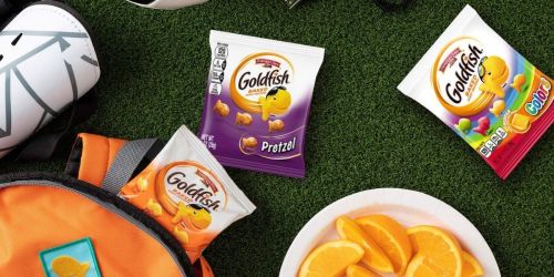 Goldfish Crackers 30-Count Variety Pack Just $9.77 Shipped on Amazon (Only 32¢ Per Snack Bag)