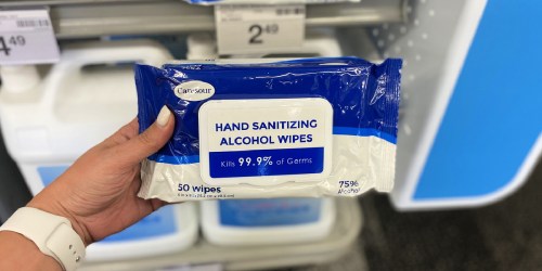 Hand Sanitizing Wipes 50-Count Pack Only 99¢ on Staples.com (Regularly $3)