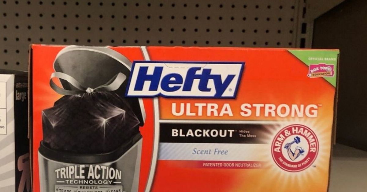 Hefty Ultra Strong Blackout Trash Bags