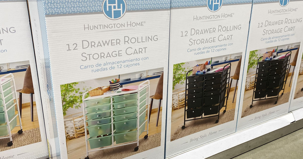 12Drawer Rolling Storage Cart Only 39.99 at ALDI
