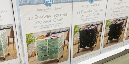 12-Drawer Rolling Storage Cart Only $39.99 at ALDI