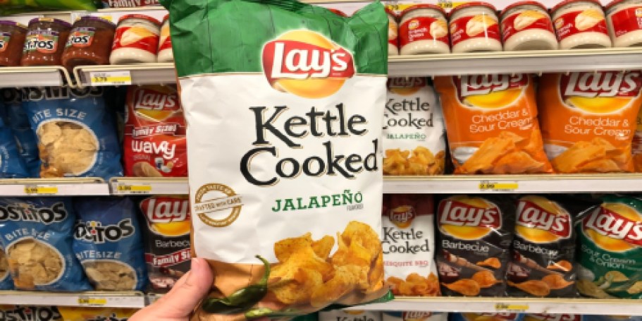 Lay’s Kettle Cooked & Tostitos Chips Just 33¢ EACH After Cash Back at Target