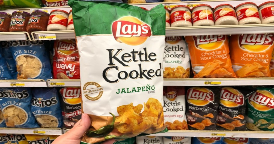 Lay’s Kettle Cooked & Tostitos Chips Just 33¢ EACH After Cash Back at Target