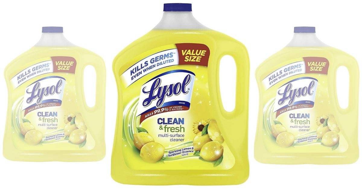 Lysol MultiSurface Cleaner 90oz Bottle Only 4.97 on Amazon