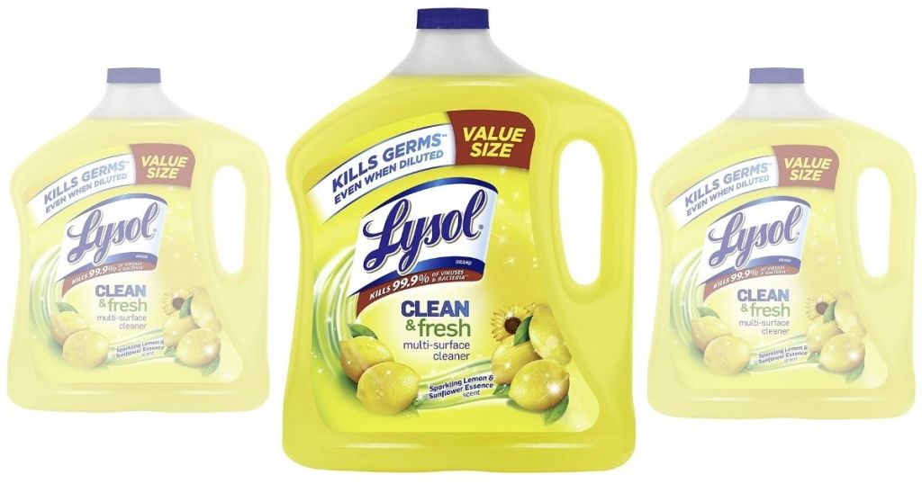 3 Lysol Clean & Fresh Value Size Cleaners