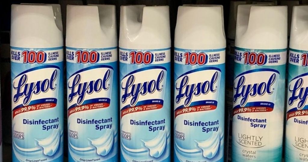 Lysol Disinfecting Spray 12.5oz Can Just $4 on Amazon