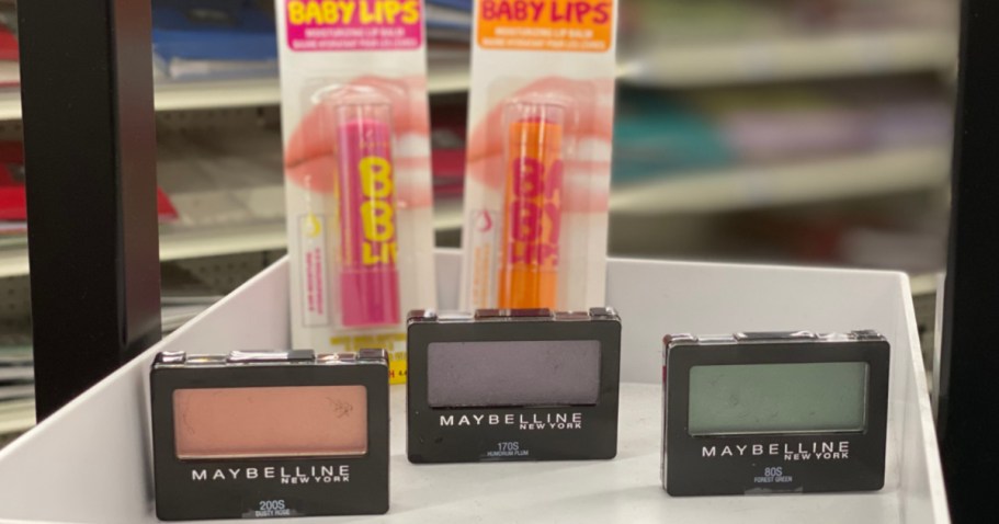 WOW! Score TWO Maybelline Lip Balms or Eyeshadows for FREE on Walgreens.com