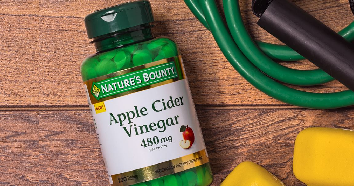 Nature’s Bounty Apple Cider Vinegar Tablets 200Count Bottle Just 6