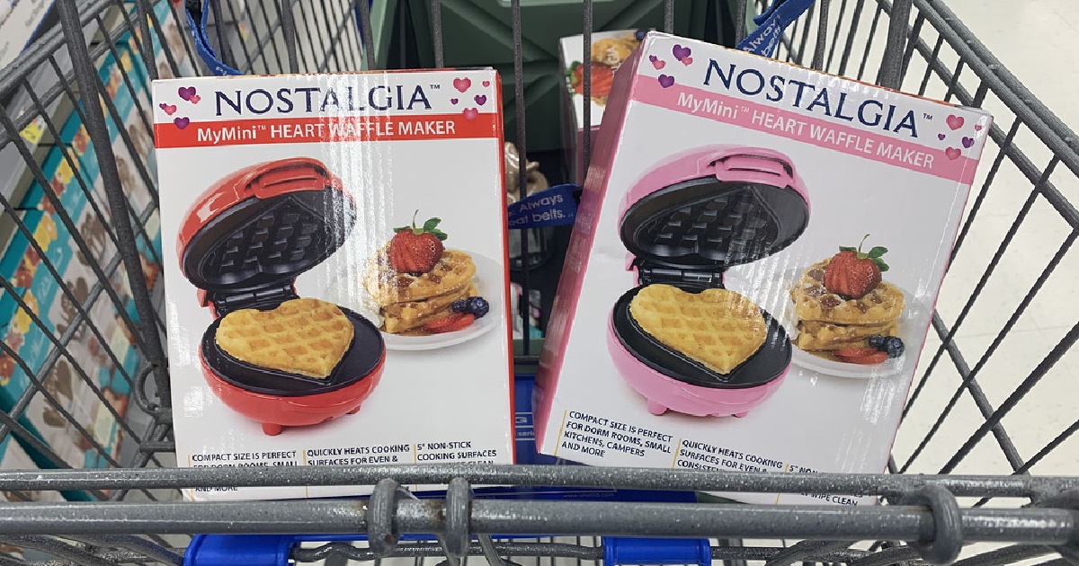 nostalgia waffle maker walmart