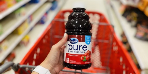 50% Off Ocean Spray Pure Cranberry Juice at Target | In-Store & Online