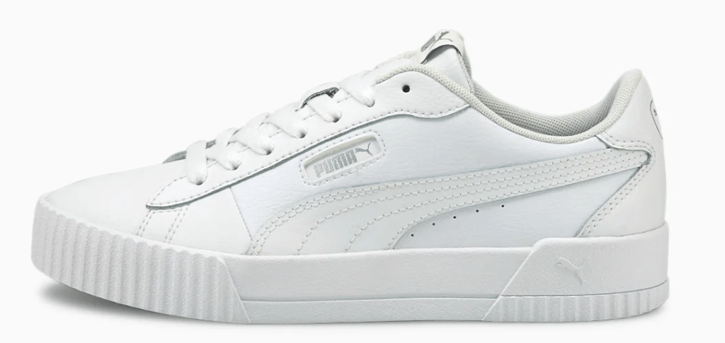 white PUMA sneaker