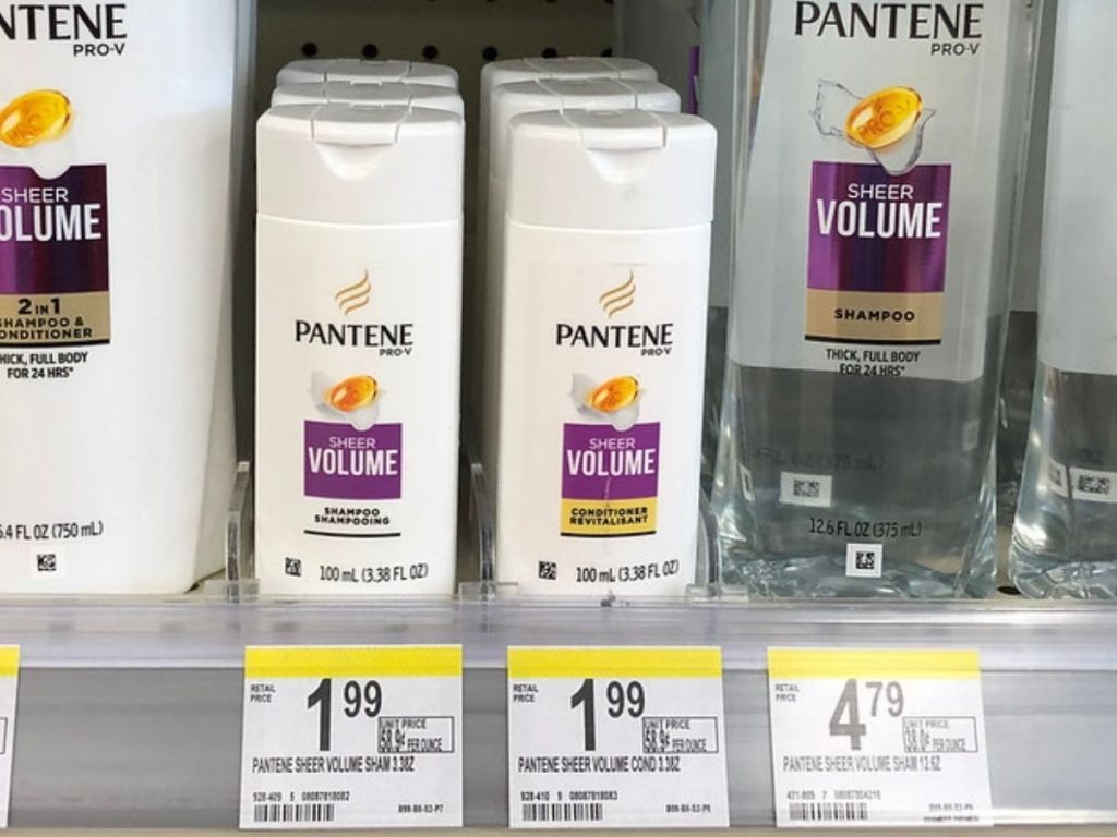 3 Pantene Mini Shampoos or Conditioners Only 82¢ at Walgreens + Free