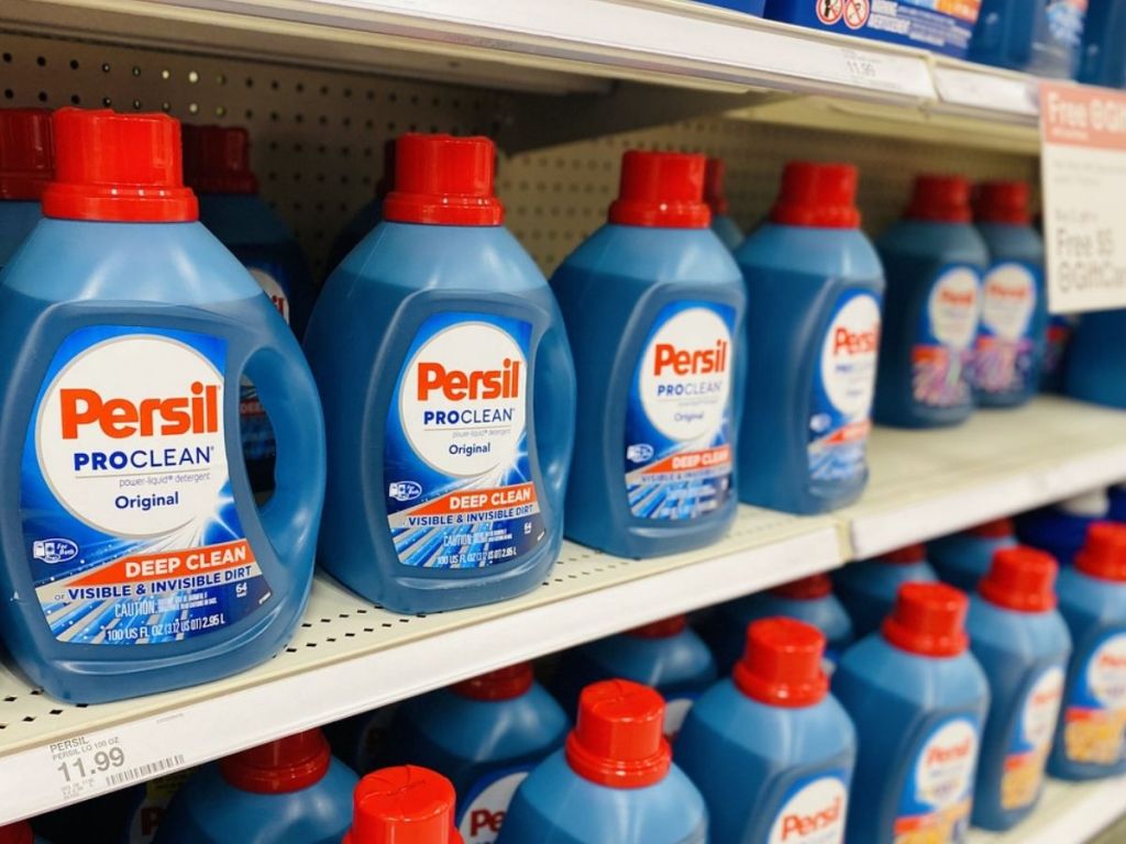 Persil Laundry Detergent on Store Shelf
