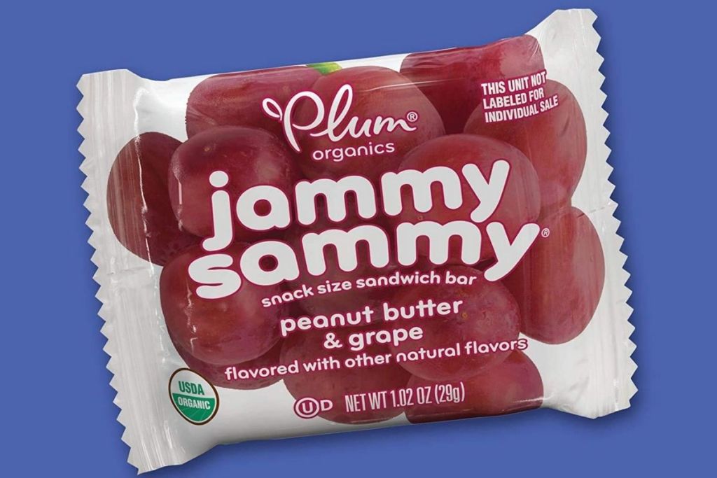 one Plum Organics Jammy Sammy Bar
