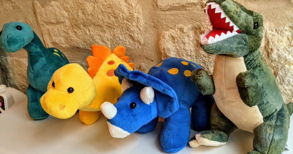 prextex dinosaurs plush