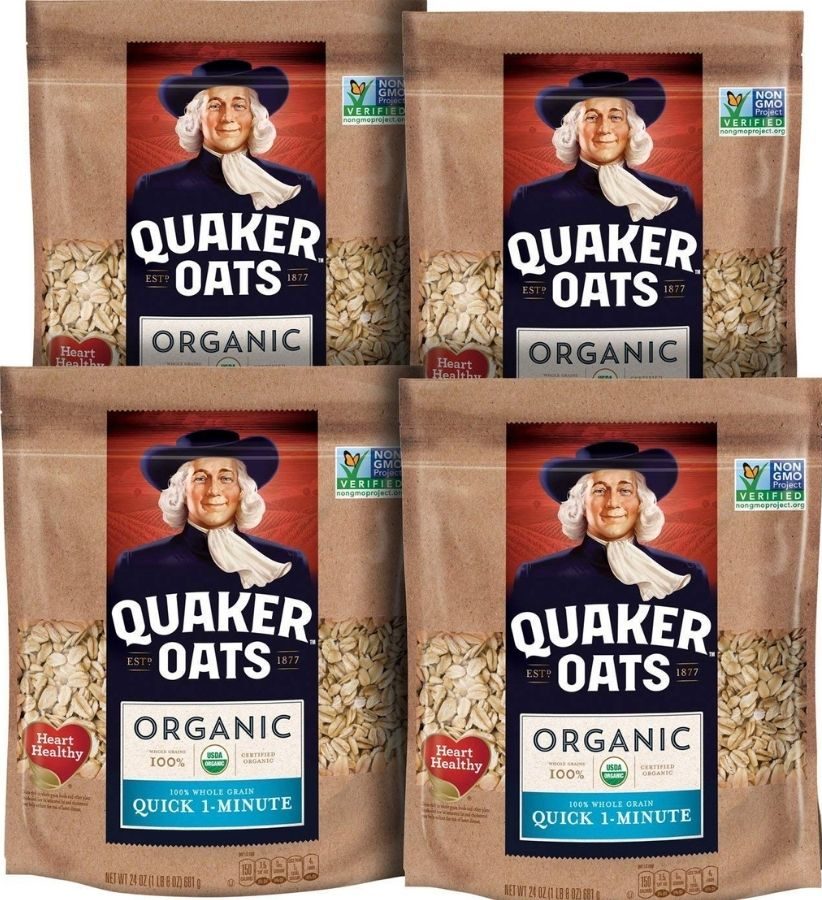 Quaker Organic Quick Oats 4-pack