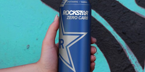 Rockstar Zero Carb Energy Drinks 24-Pack Only $24 on Amazon (Regularly $36)