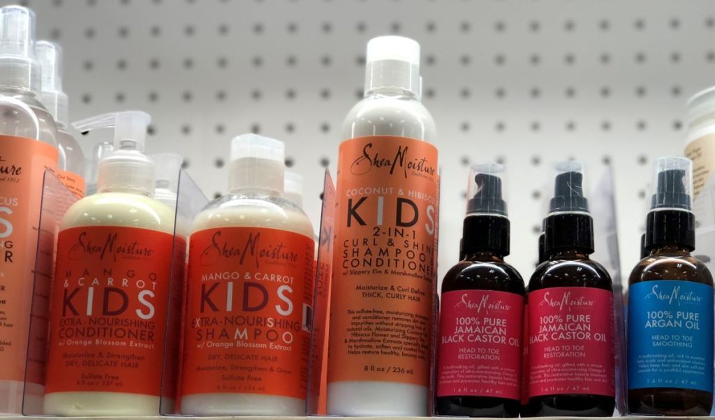 SheaMoisture Kids products on a shelf