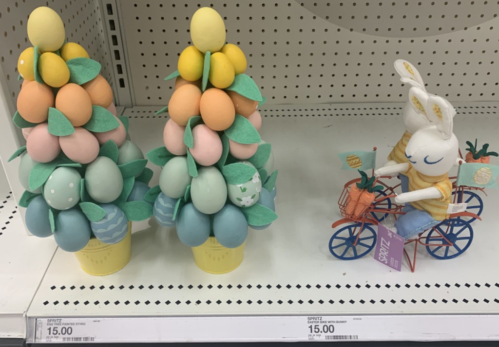 Easter egg themed tree decor
