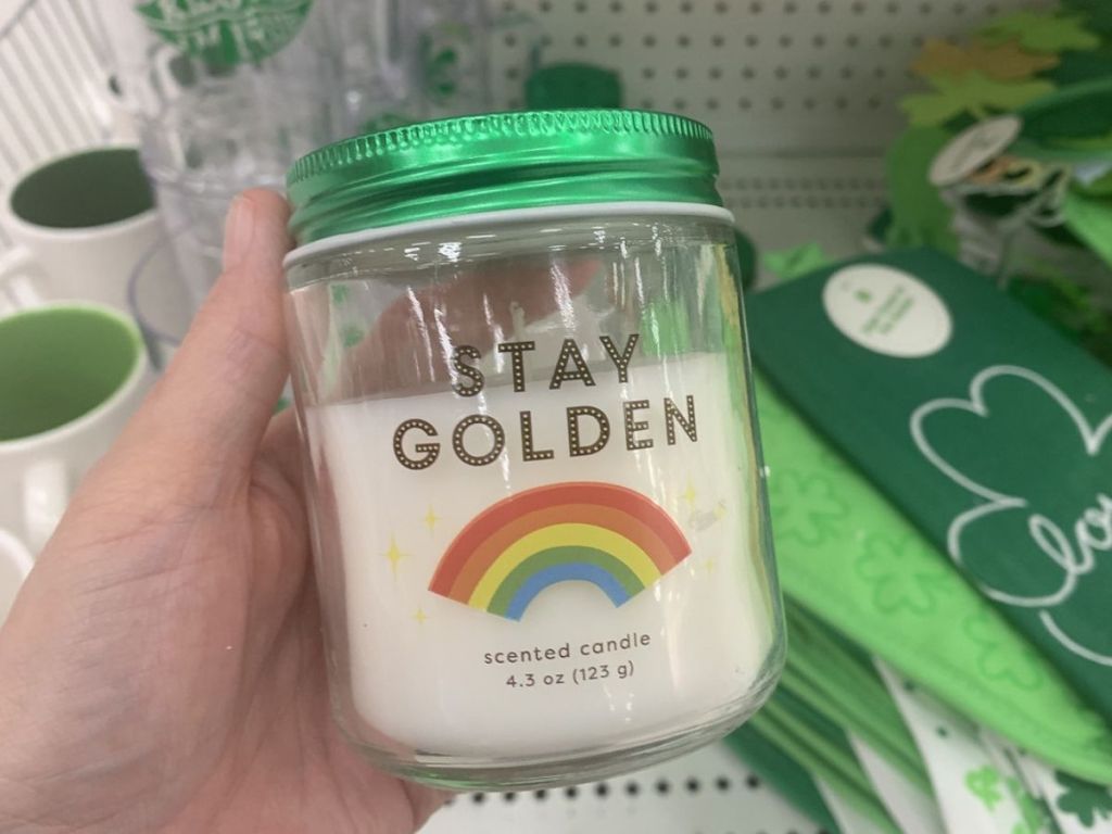 St Patricks Day Candle at Target
