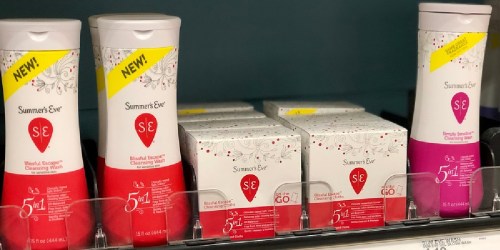 Summer’s Eve Feminine Care Products from $1.70 Each Shipped on Amazon