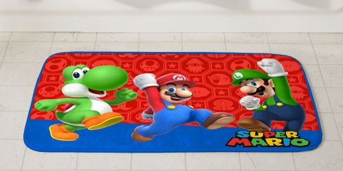 Super Mario Bath Rug Only $7.51 on Walmart.com (Regularly $15)