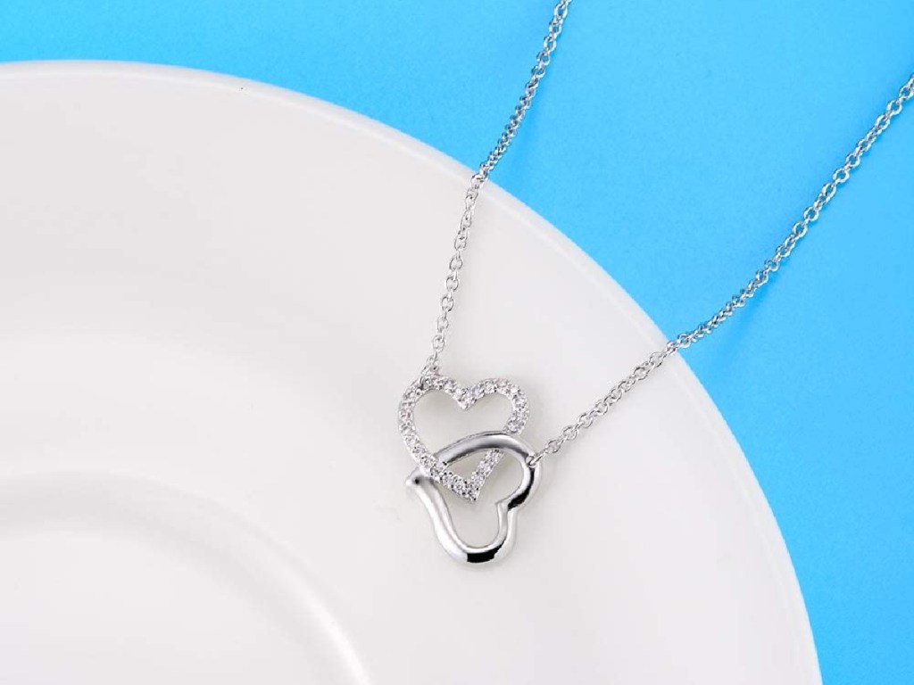 Tarsus Heart Together Pendant Necklace