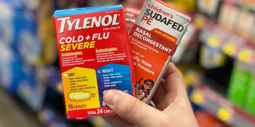 Print $4 Worth of New Tylenol, Sudafed, & Motrin Coupons