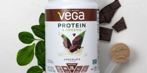 Vega Chocolate Proteins & Greens Powder Canister Only $12.99 Shipped on Amazon (Regularly $30)