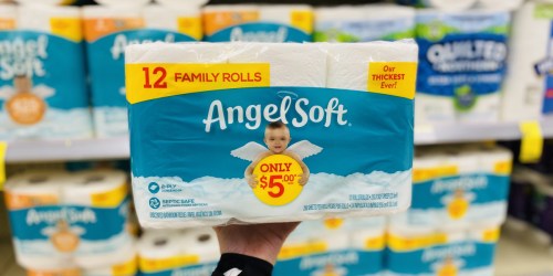 Angel Soft Toilet Paper 12-Count Family Rolls from $3.60 on Walgreens.com