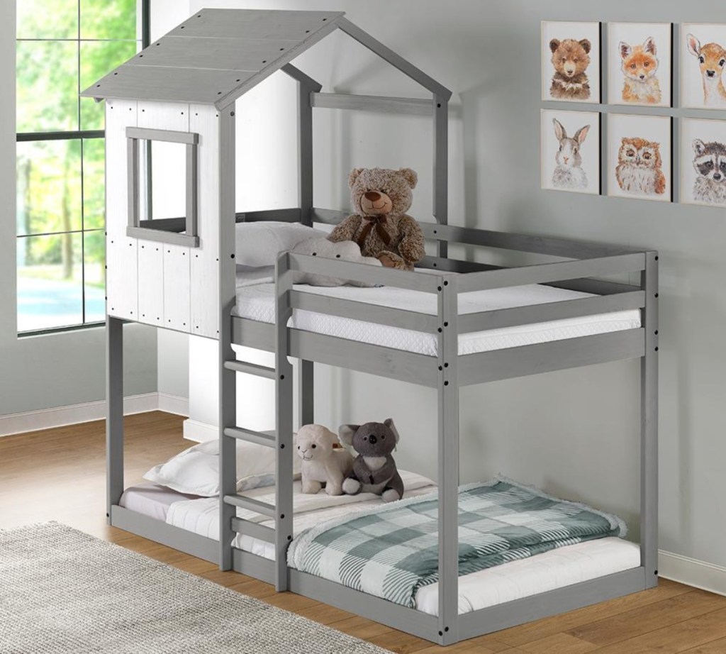 tree house-style bunk bed