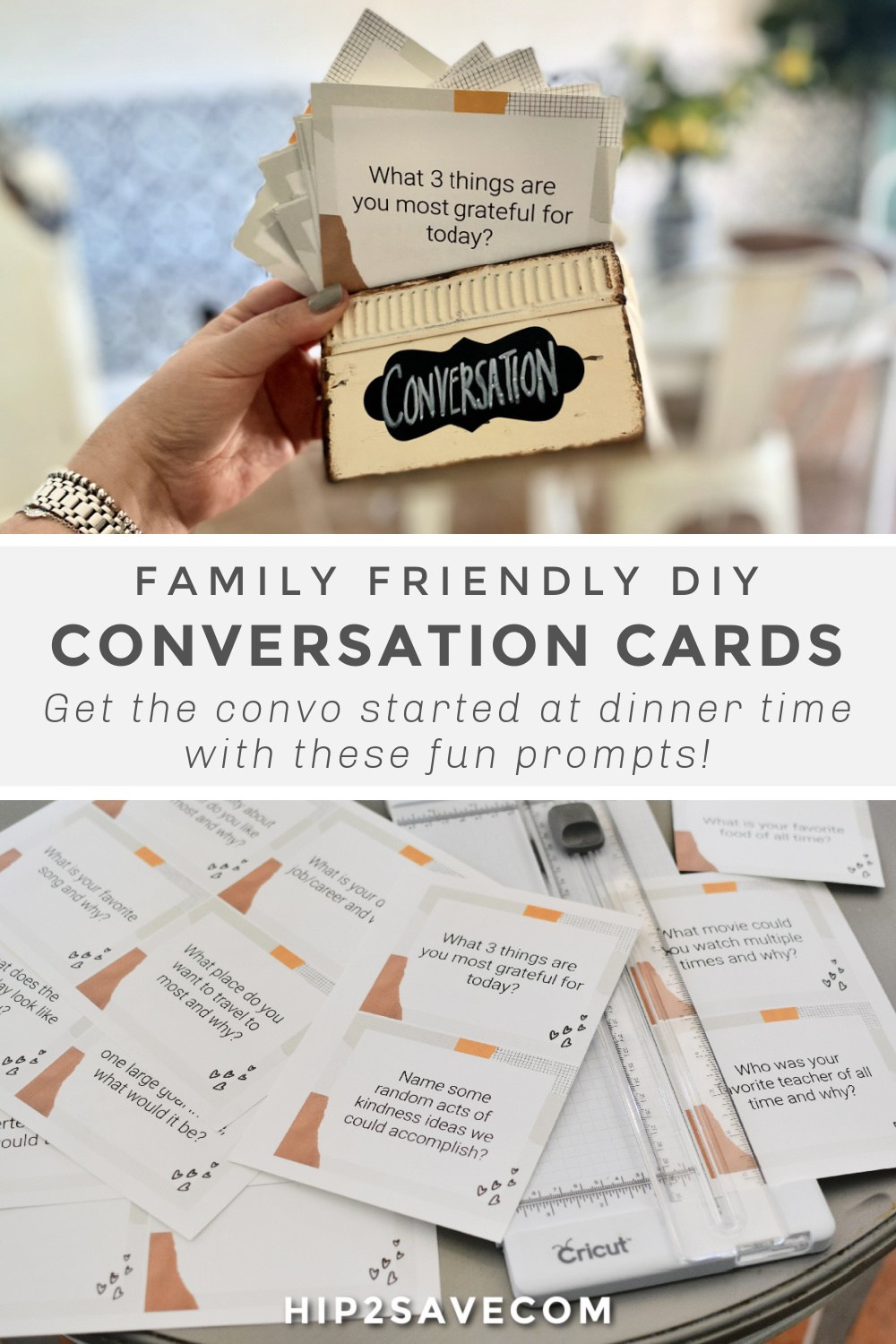 Conversation Script Cards Free Printable Conversation Cards Game for the Family | Hip2Save