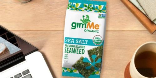gimMe Organic Roasted Seaweed Sheets 20-Pack Only $11.89 Shipped on Amazon