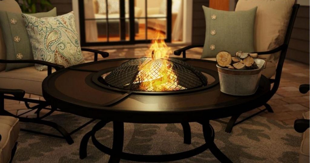 fire pit seating set